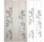 玻璃线条 花 图案