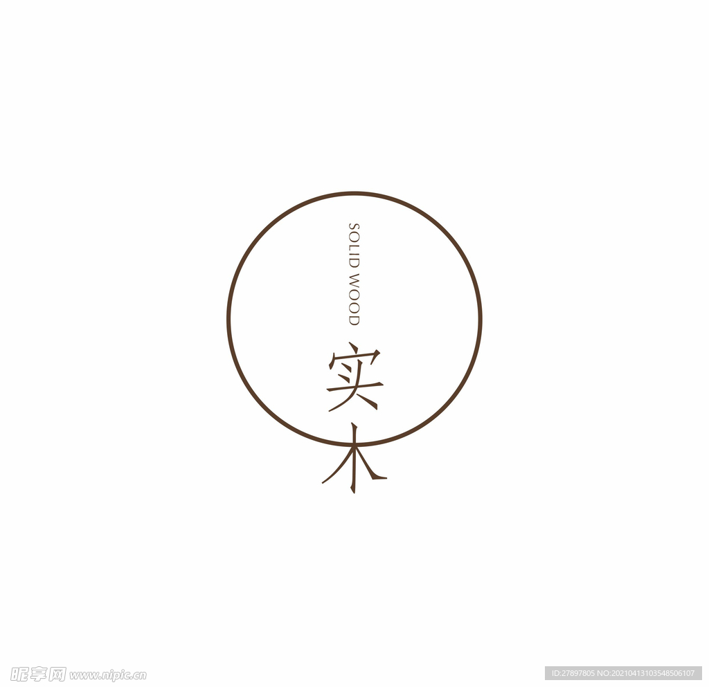 实木标志设计LOGO