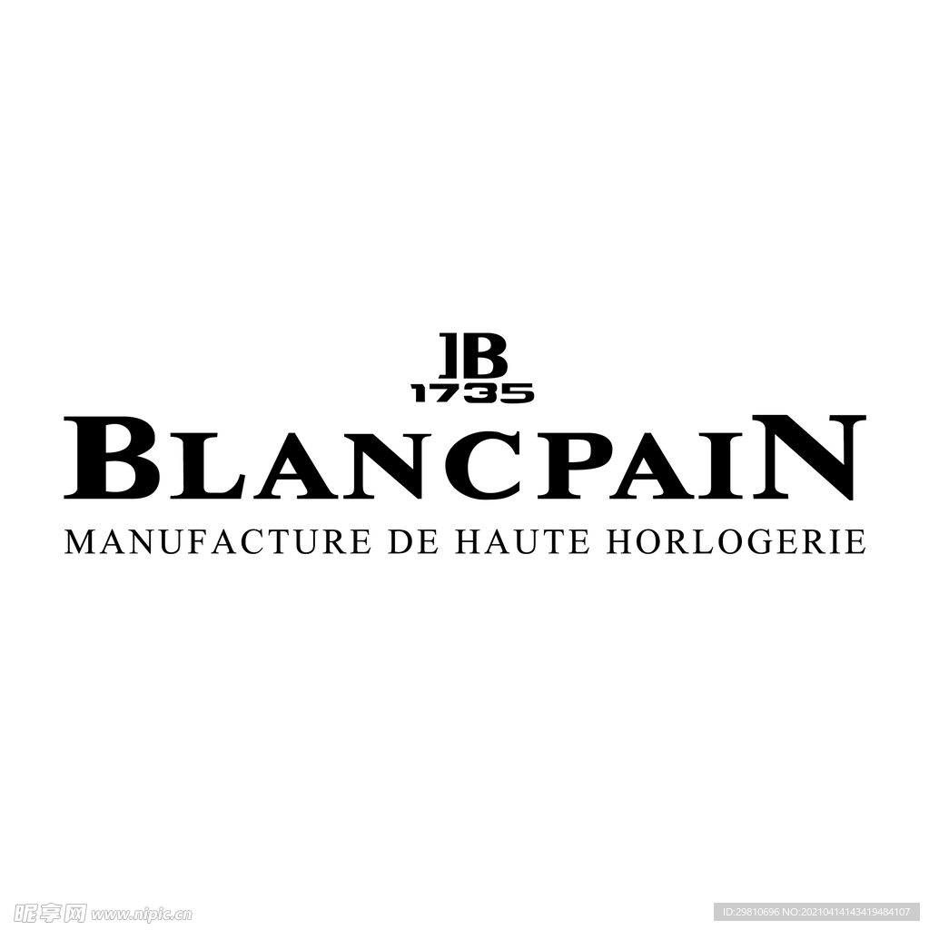 宝珀英文矢量logo