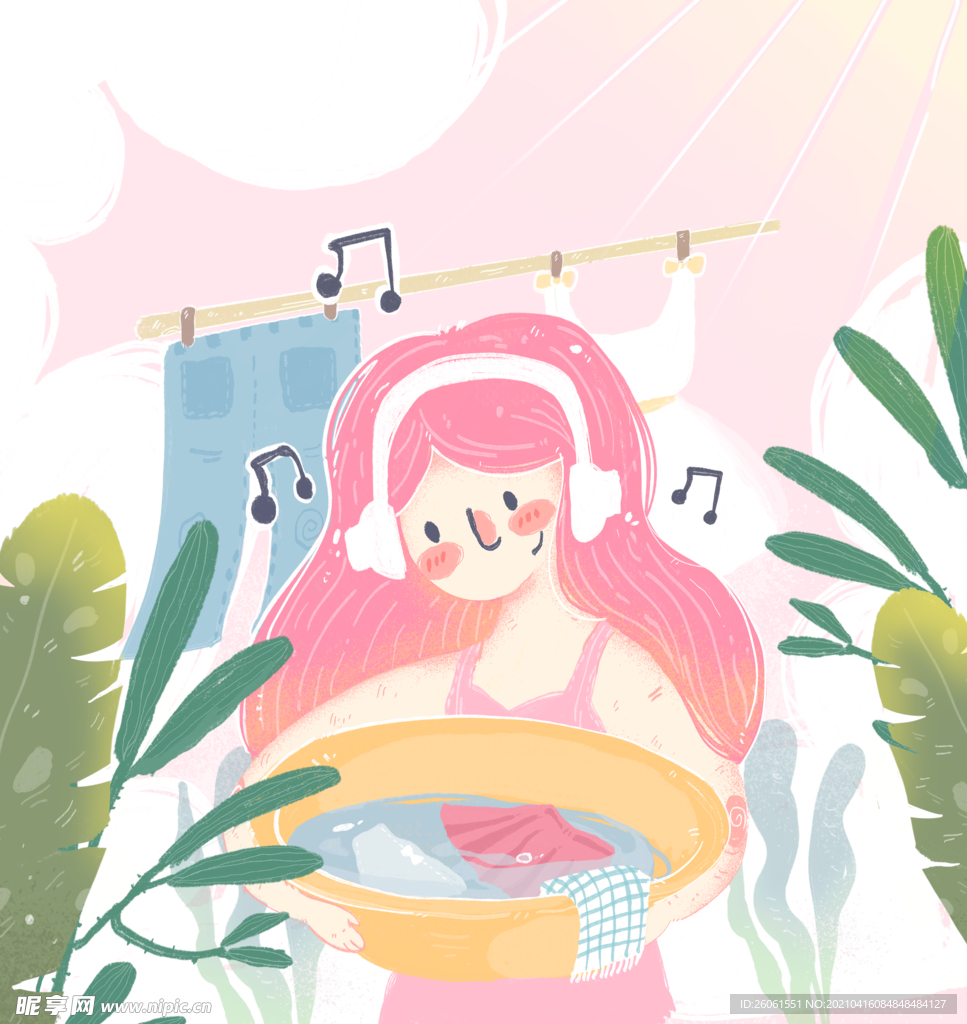 五一劳动节插画