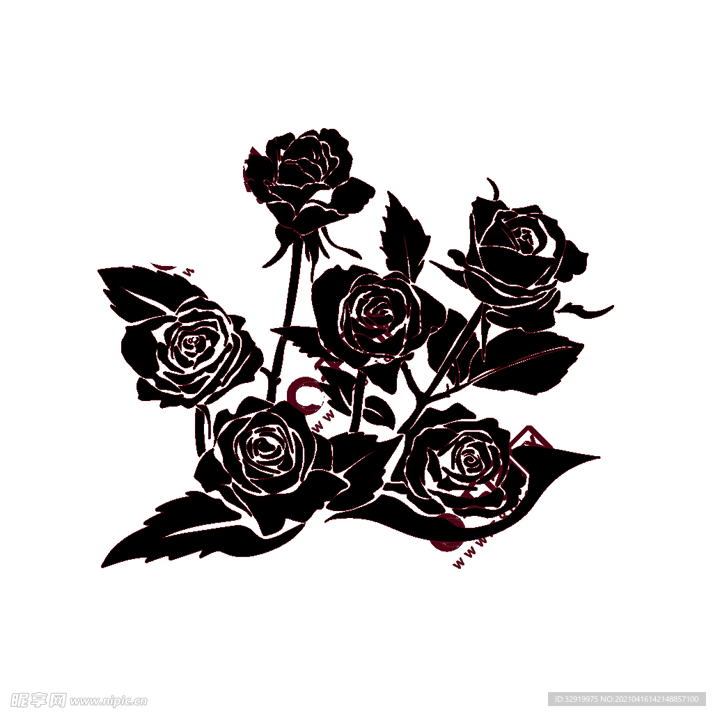 矢量玫瑰