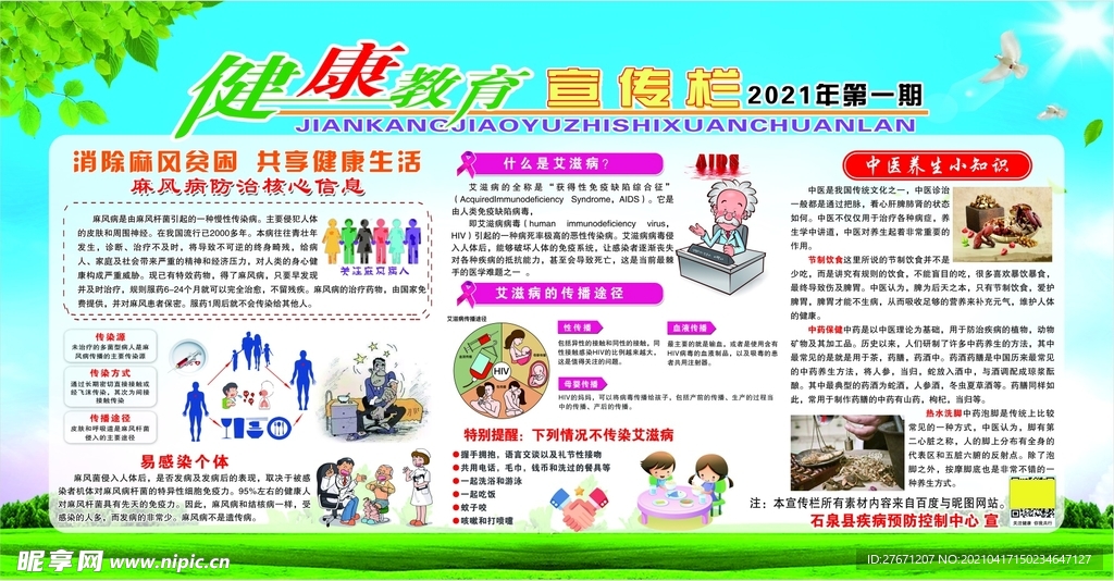 健康教育宣传栏