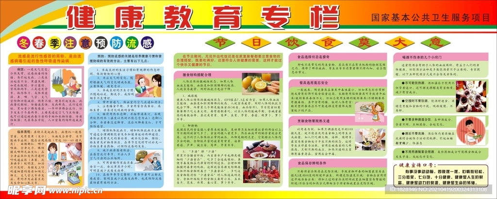 健康教育宣传栏