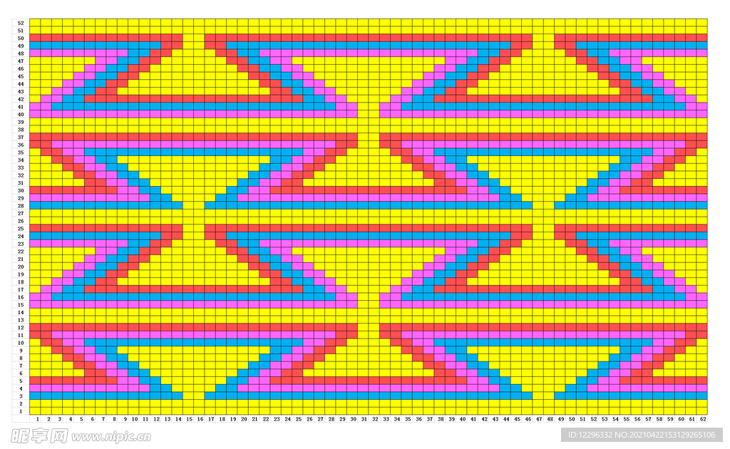 瓦尤包图解wayuu包身十字绣