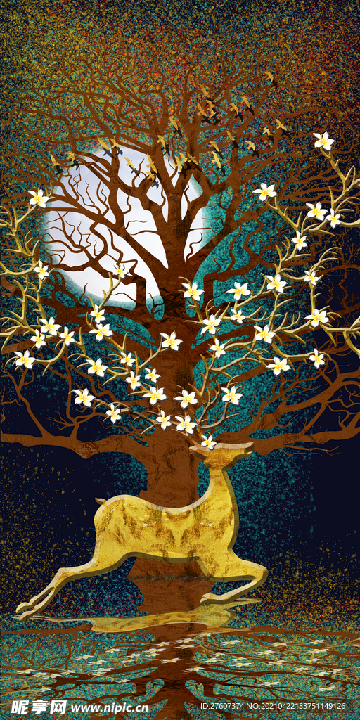 抽象装饰画背景