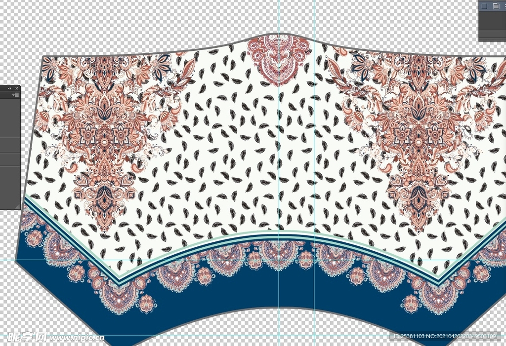 腰果 大牌腰果 数码印花 真丝