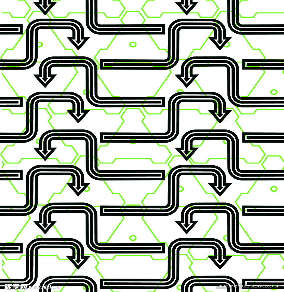 潮流印花 分层 无缝衔接