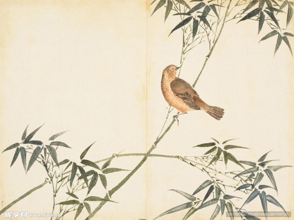 余曾三国画 百花鸟图