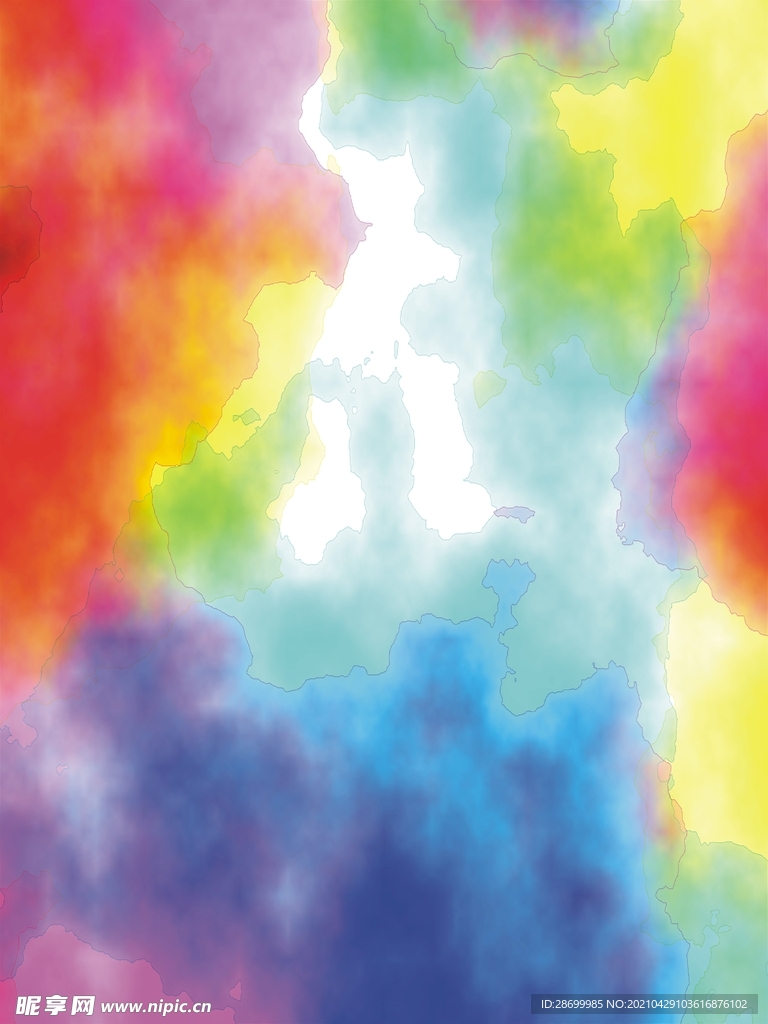 彩色渲染背景底图