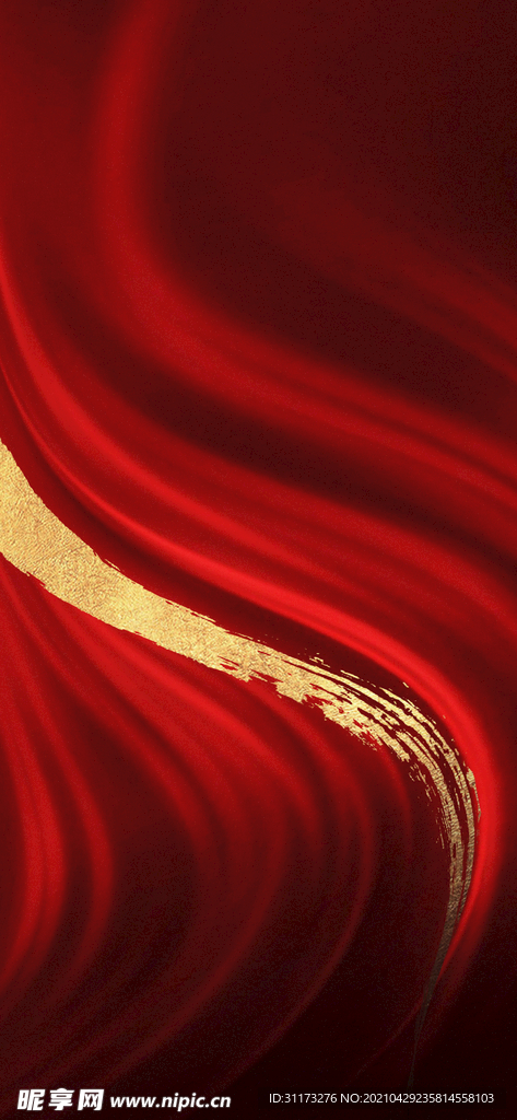 红色背景
