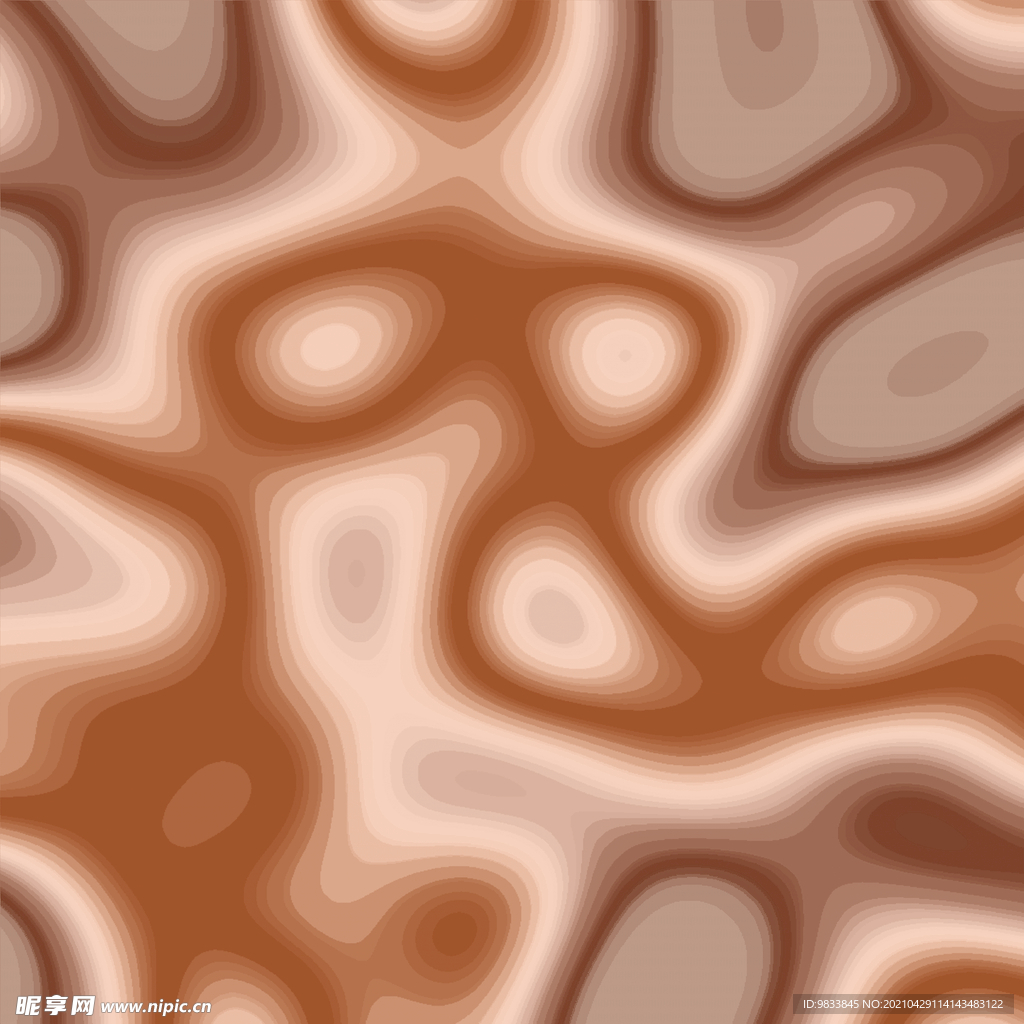 不规则柔和曲线背景 