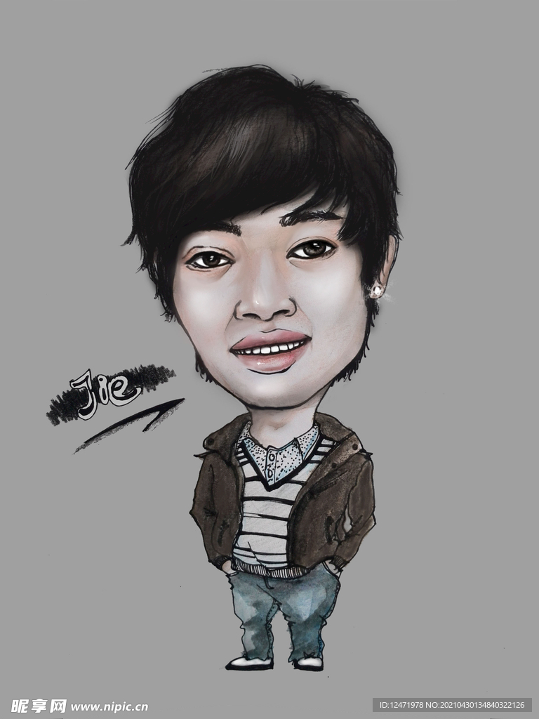 手绘卡通 Q版人物  动漫人物