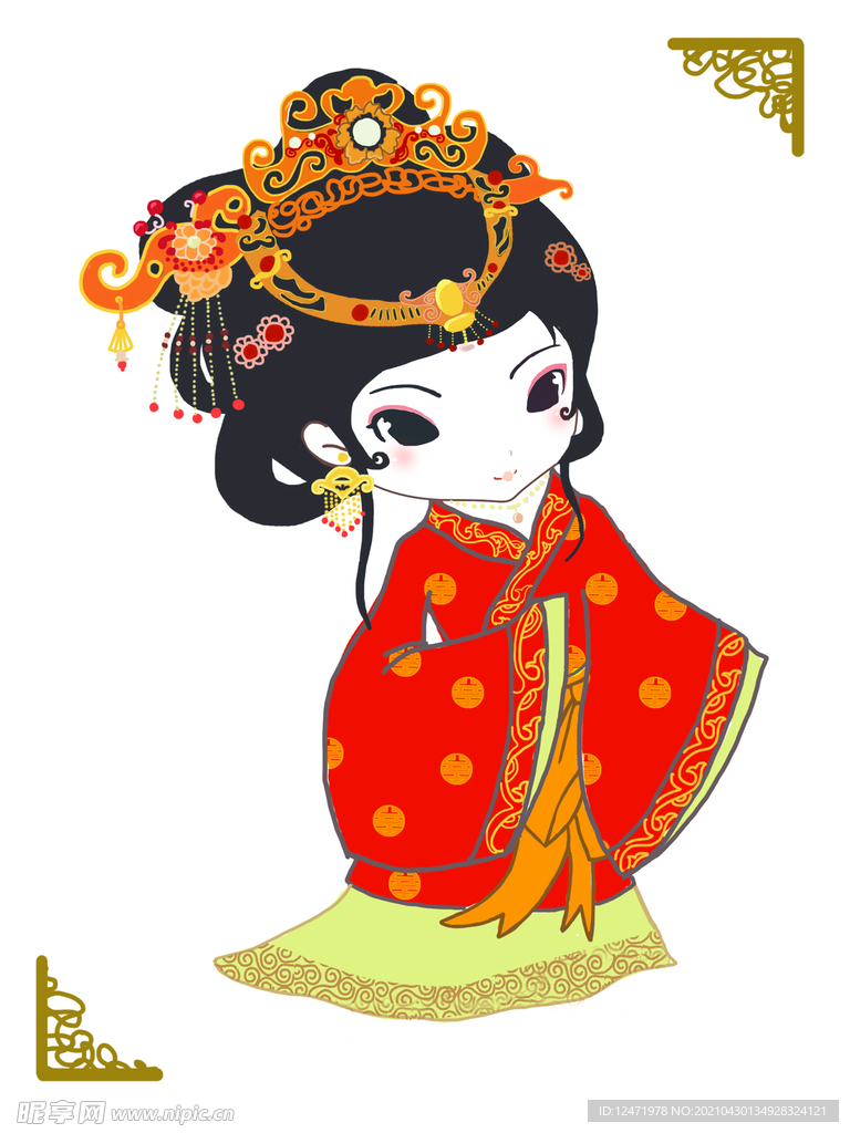 手绘卡通 Q版人物  动漫人物