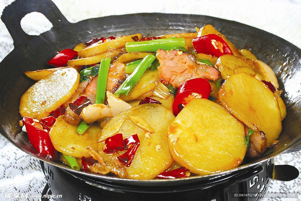 香辣干锅土豆片