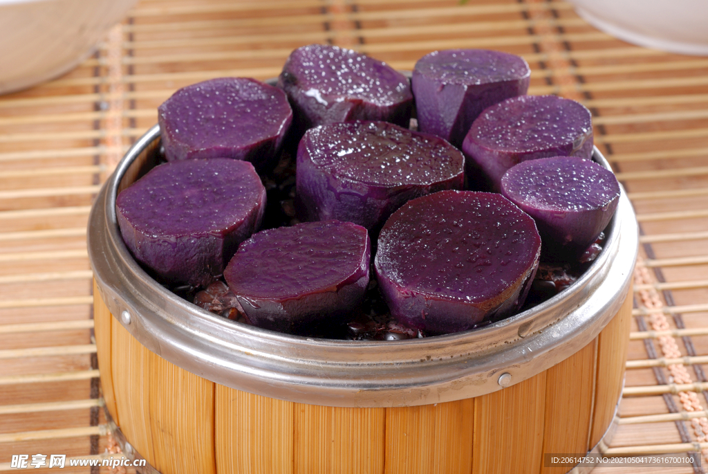 清蒸紫薯
