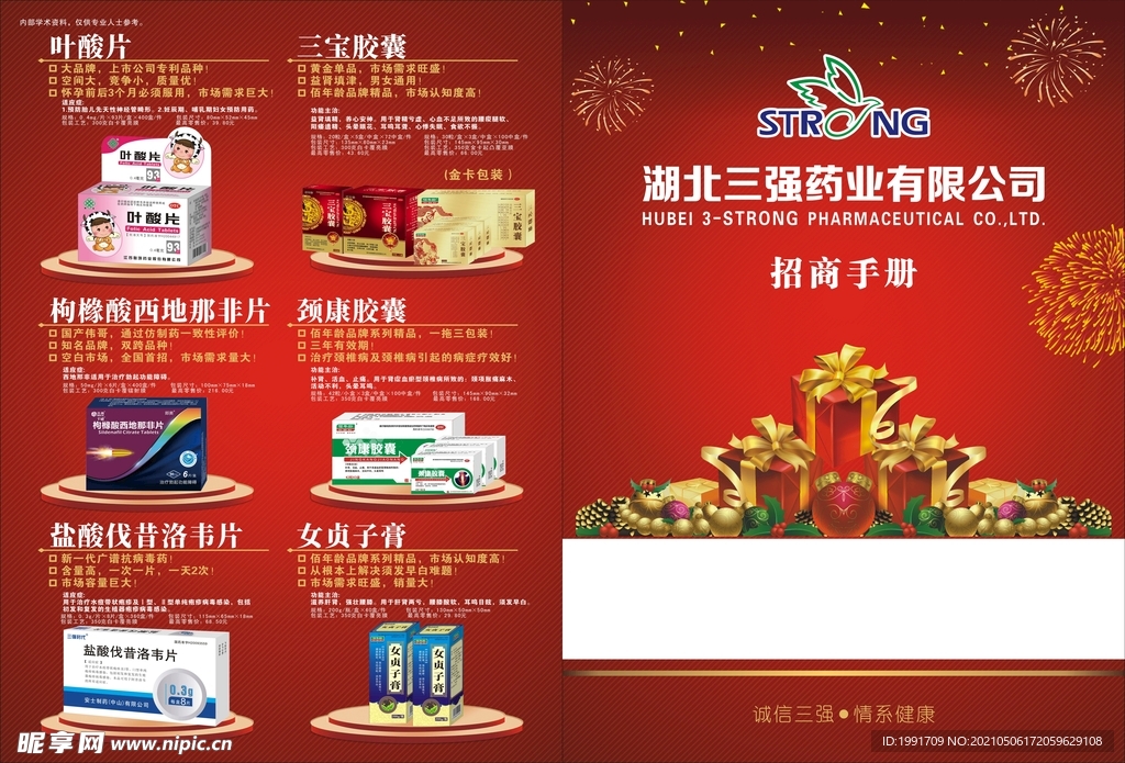 产品招商手册宣传折页