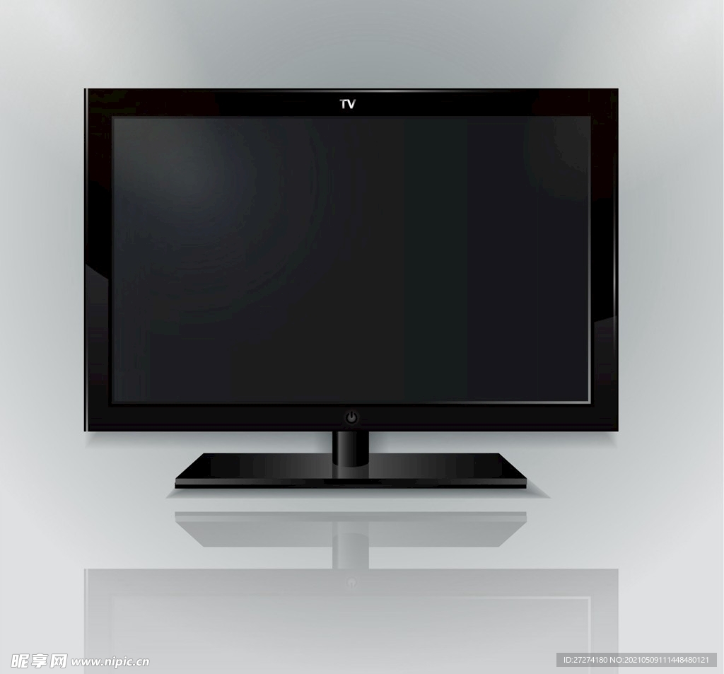 黑色电视图标