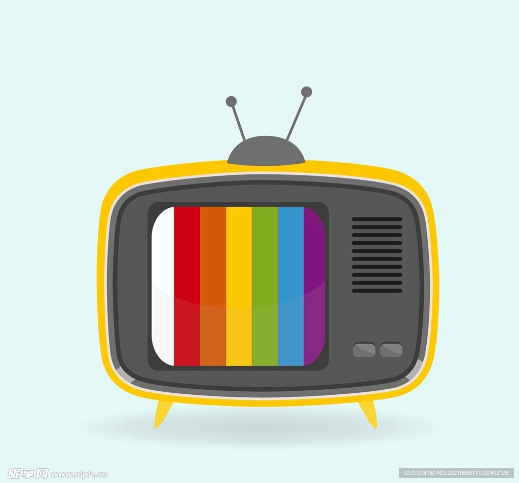 复古电视机模板