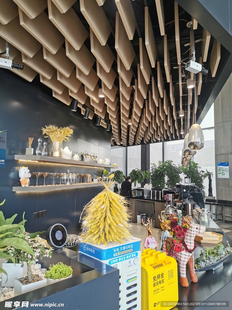 网红售楼处水吧