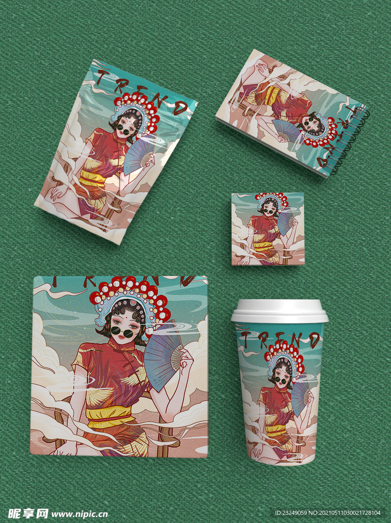 文创国朝风包装样机