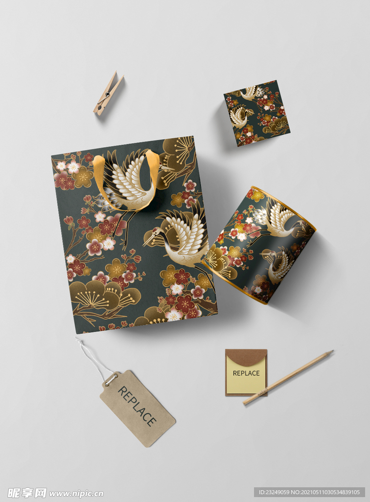 文创国朝风包装样机