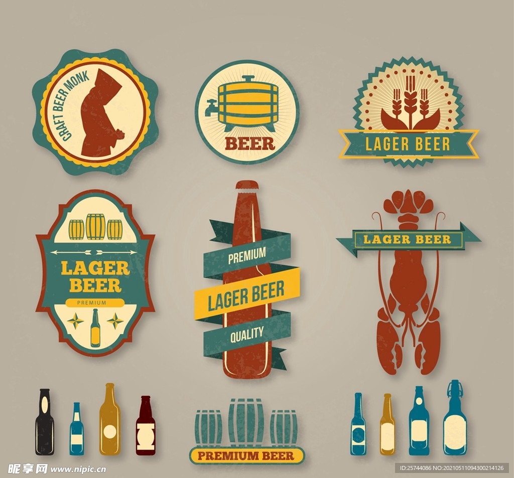 啤酒标签