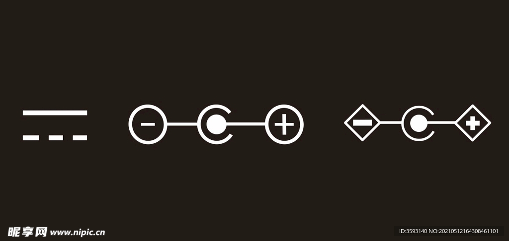 极性 内正外负 直流 logo