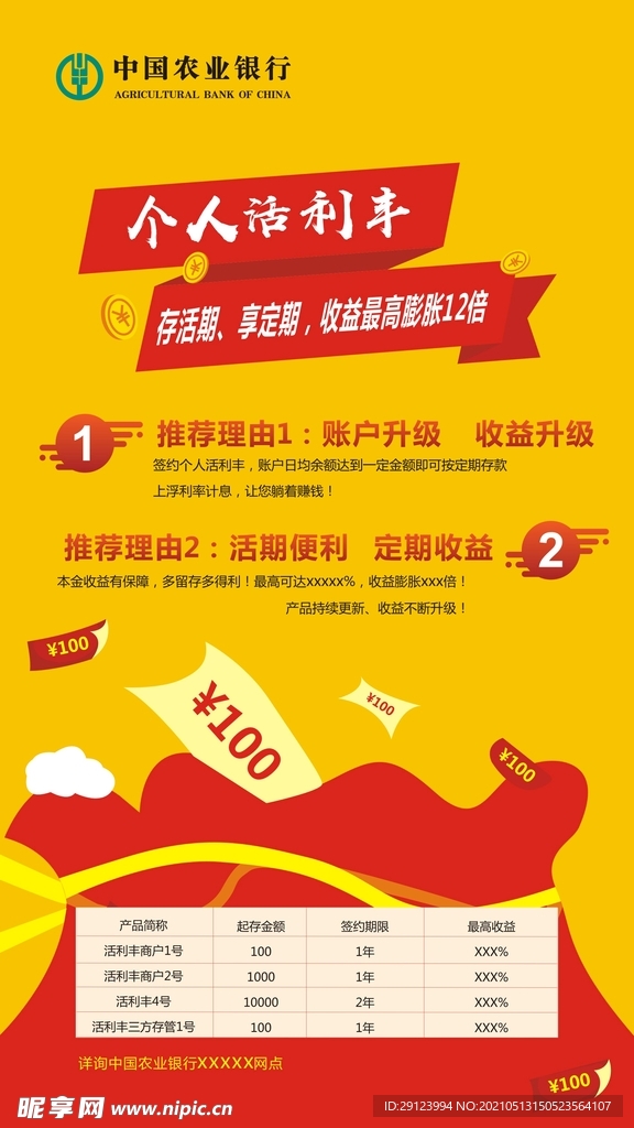 银行海报