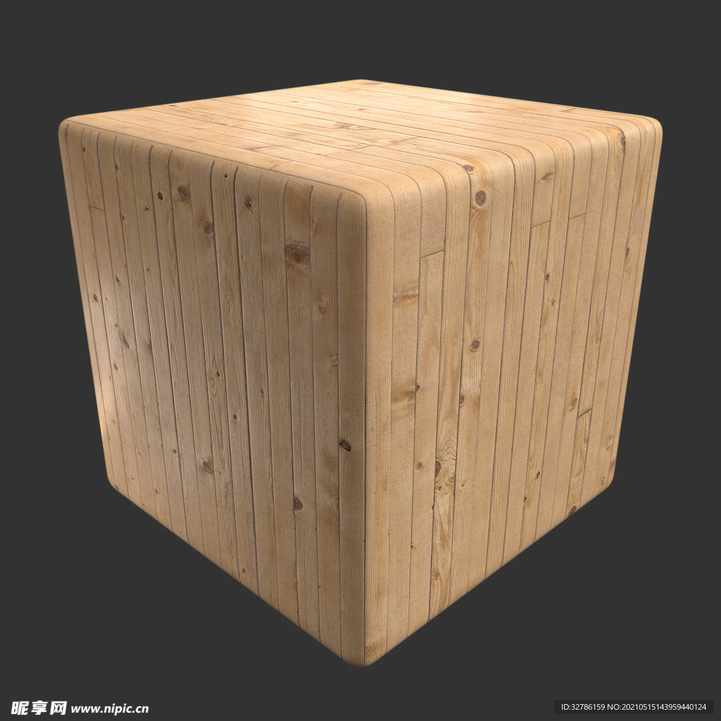 PBR木纹材质贴图