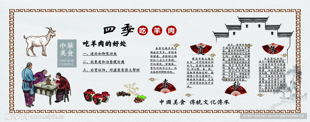 四季吃羊肉
