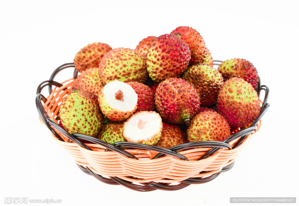 美味荔枝摄影图