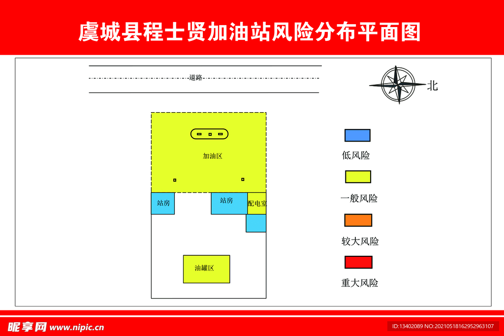 加油站 安全 四色