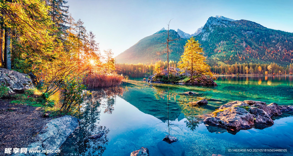 自然山水田园风光