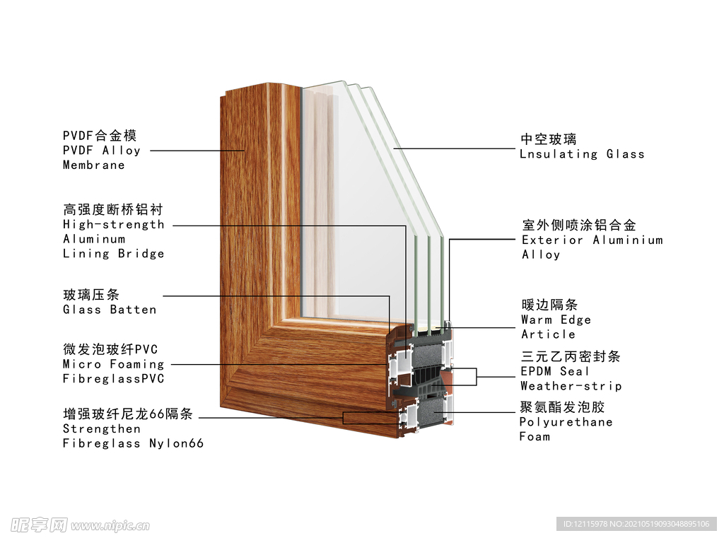 被动窗 系统窗 结构图