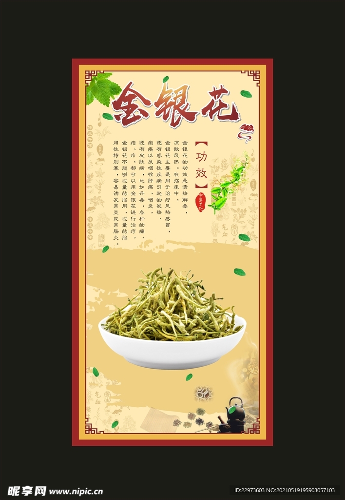 金银花海报