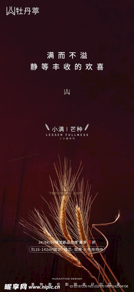 地产小满芒种海报