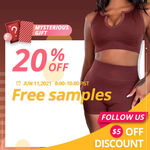 服装直播头图棕色国外折扣