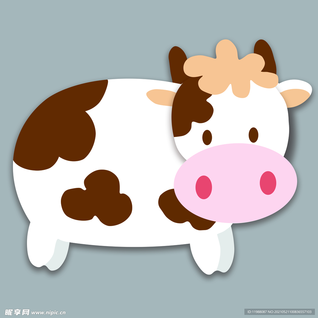  小牛 牛宝宝 卡通牛