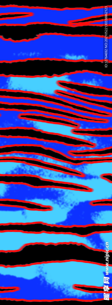 数码印花 豹纹 手绘