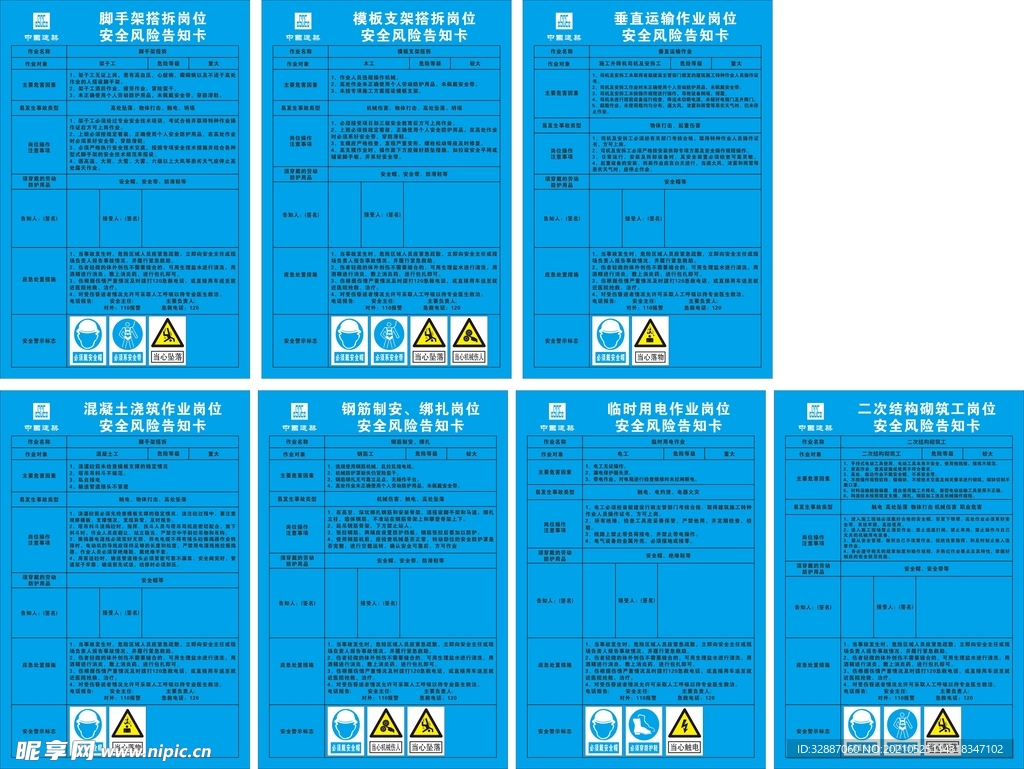 岗位安全风险告知卡