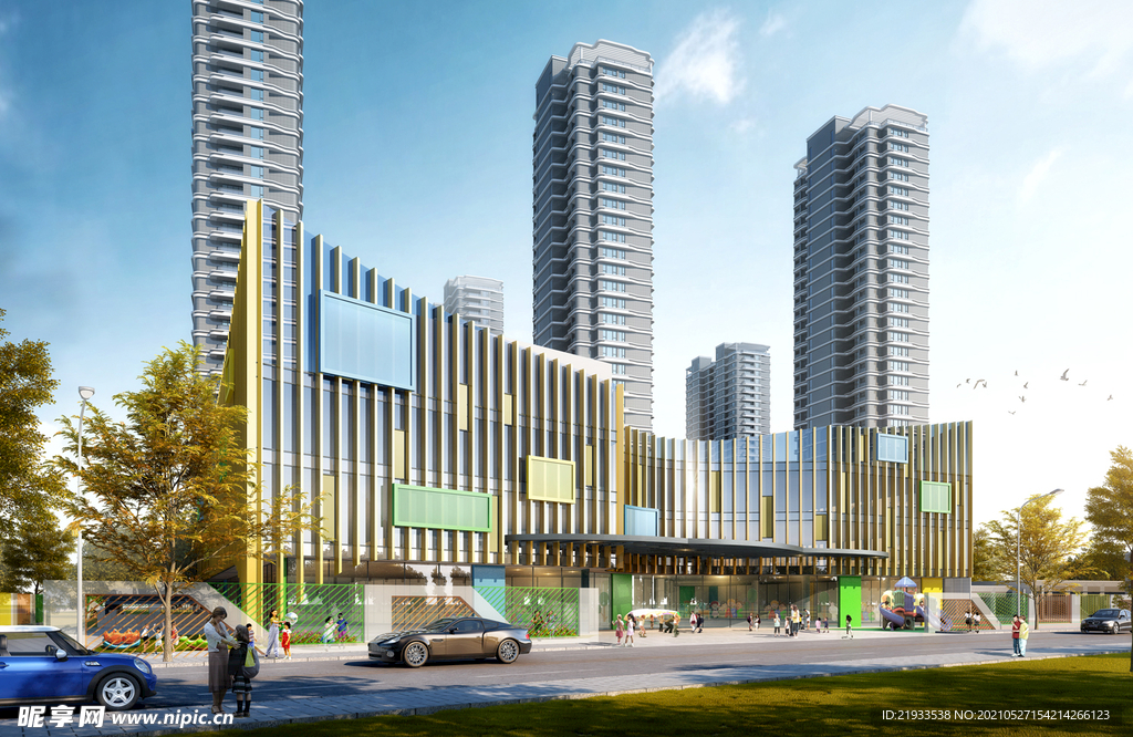 小学学校幼儿园建筑外观设计