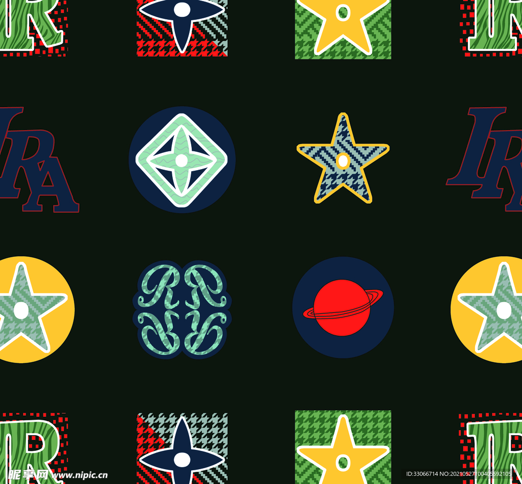 字母 图标 图案