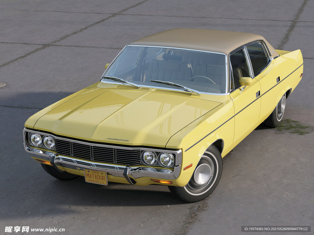 C4D模型AMC斗牛士1972