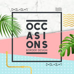  花朵元素 手绘花环 水彩花 