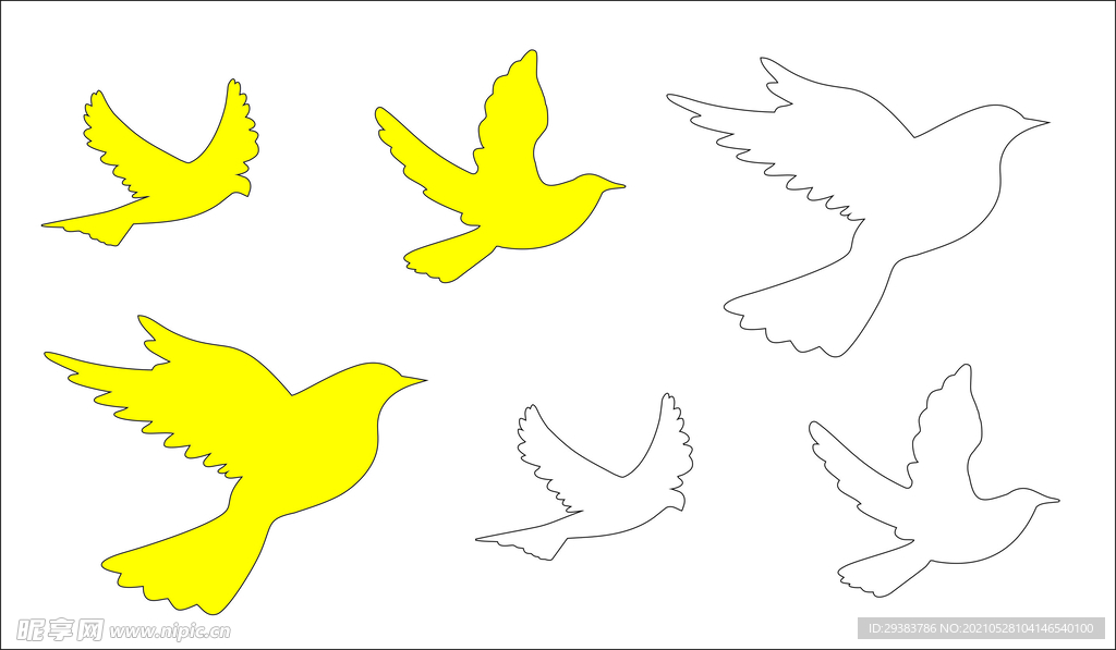 白鸽矢量图