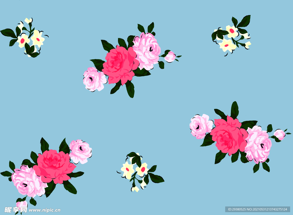 小碎花 大牌 花卉