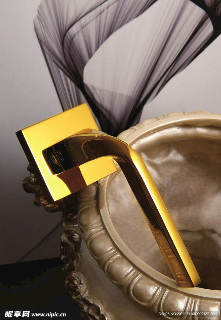 五金 金色 门把手 静物拍摄 