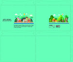 给最爱的你三体蛋糕盒围边展开图