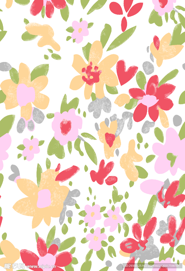 碎花 印花 花卉  玫瑰花 