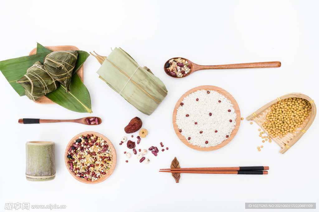 端午节粽子食材